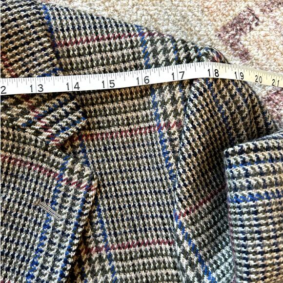 VTG SMITH'S BERMUDA Alexanders of Scotland 100% Lambswool Tweed Plaid Blazer - Picture 10 of 16